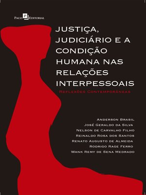 cover image of Justiça, Judiciário e a Condição Humana nas Relações Interpessoais